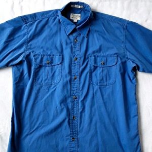 CABELAS SOFT CANVAS MEN SHIRT SZ L